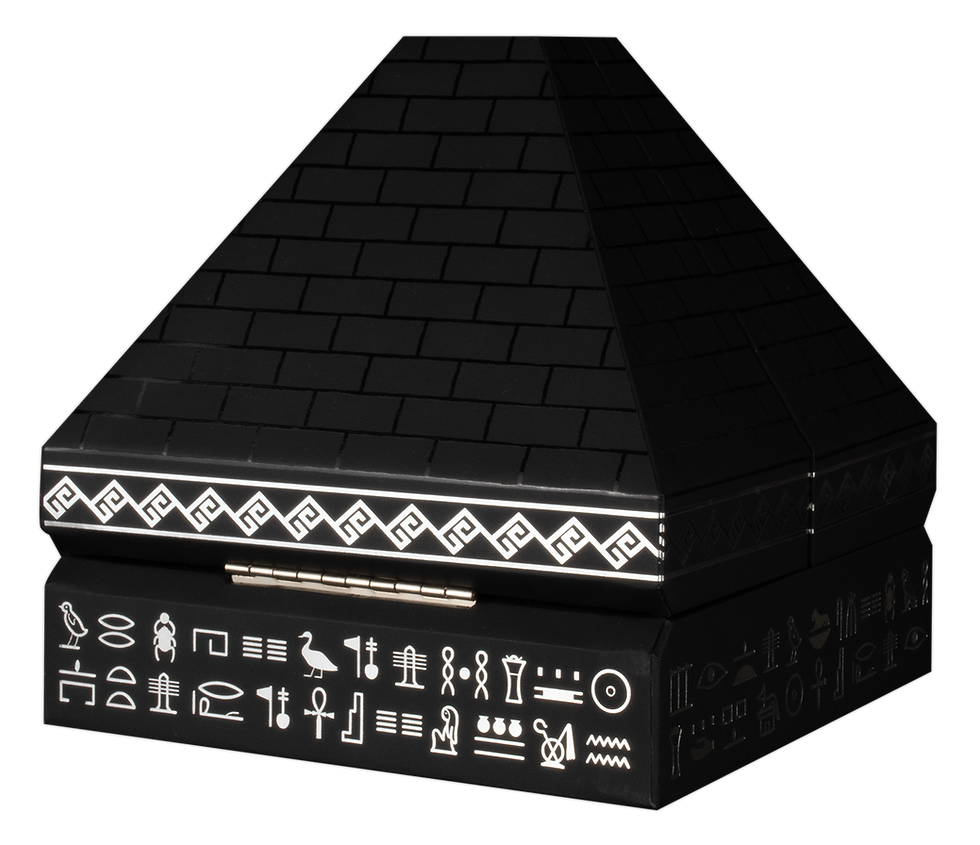 Miniatura: PYRAMIDS OF GIZA - 3 Coin Set - 6oz .999 Silver Coins 200 Francs Djibouti 2024