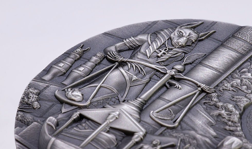 Miniature : THE EGYPTIANS RITES OF PASSAGE & AFTERLIFE SERIES - 2 oz Silver Palau 2023