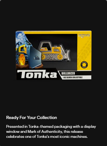 Miniatura: Tonka - Bulldozer - 1oz Silver Collectible Coin 2$ Niue 2026