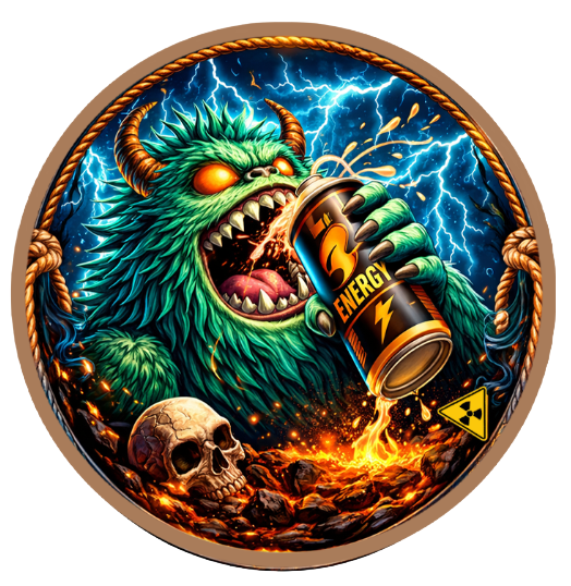 Miniature : Fuel the Fury Colorized 5 oz .999 Copper Round