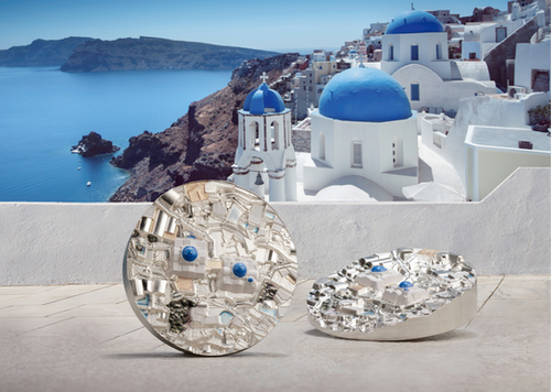 LARGE SANTORINI V COIN