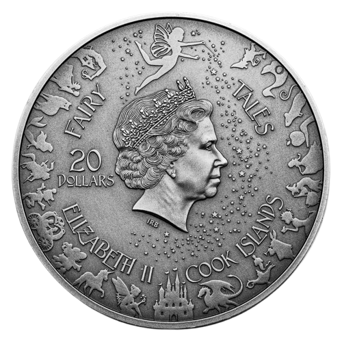 Miniatura: ALICE IN WONDERLAND Fairy Tales Fables 3 Oz Silver Coin 20$ Cook Islands 2023
