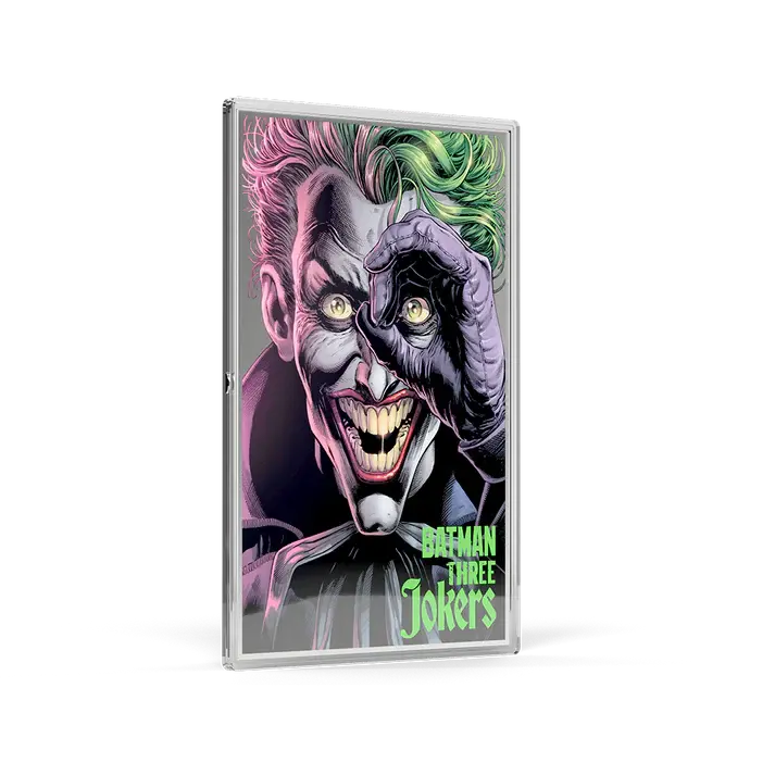 Miniatura: Batman Three Jokers #3 - The Comedian - 1 oz Silver Collectible Foil