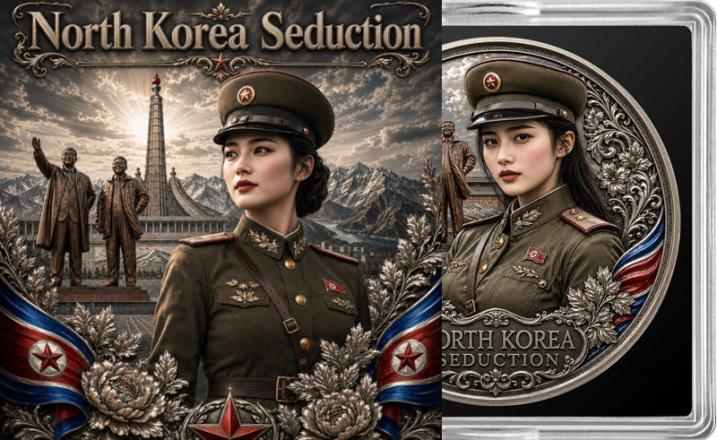Thumbnail: Korea (South) Seduction: National Beauties 1 Oz .999 Copper Round Italy 2026