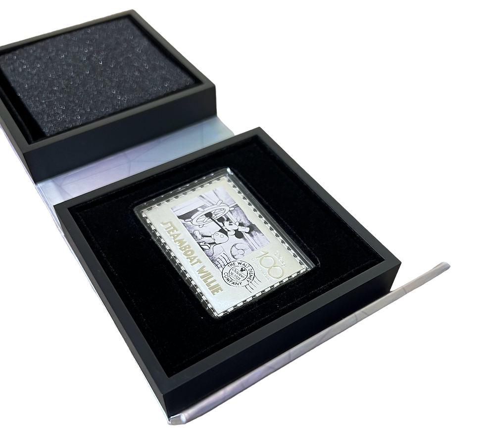 Miniature : 2023 Niue Disney 100th Steamboat Willie Stamp 1 oz Silver Coin