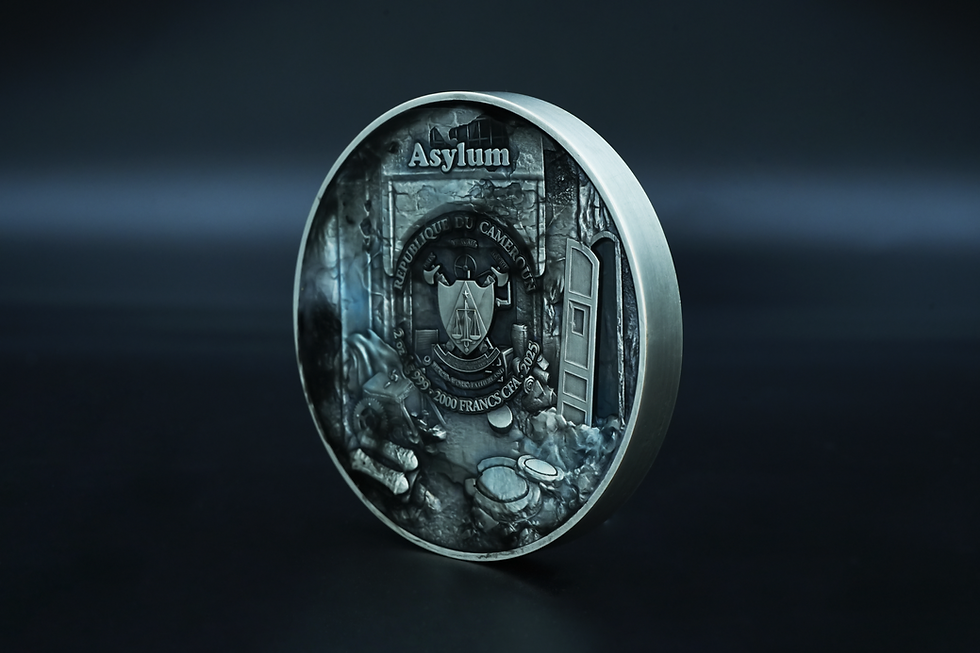 Miniature : Asylum - 2 oz .999 High Relief Silver Coin - 2000 Francs CFA Cameroon 2025