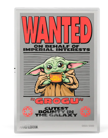 STARWARS: The Mandalorian Wanted: Grogu 5g Silver Collectible Foil 1$ Niue 2026