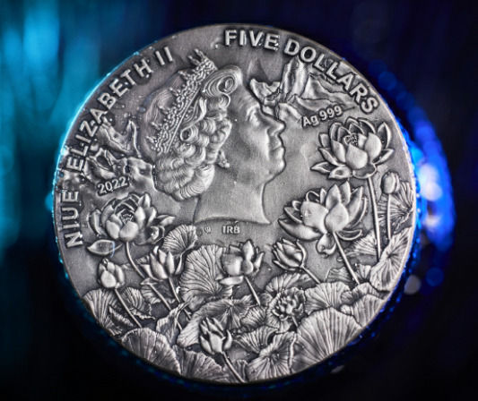 Miniatura: SHAMBHALA Legendary Lands 2 Oz Silver Coin 5$ Niue 2022