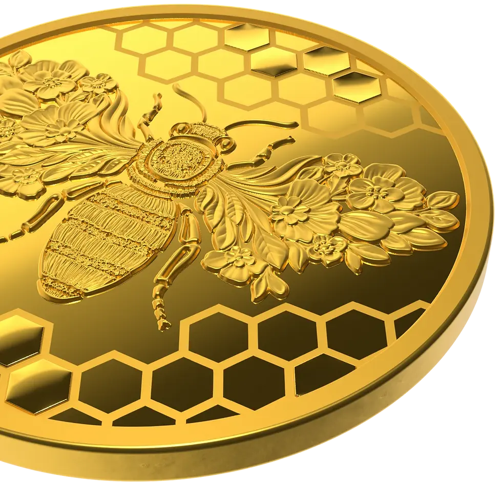 Thumbnail: Gold Bee - 1,24 g .999 Gold Proof Coin - 5$ Niue 2026