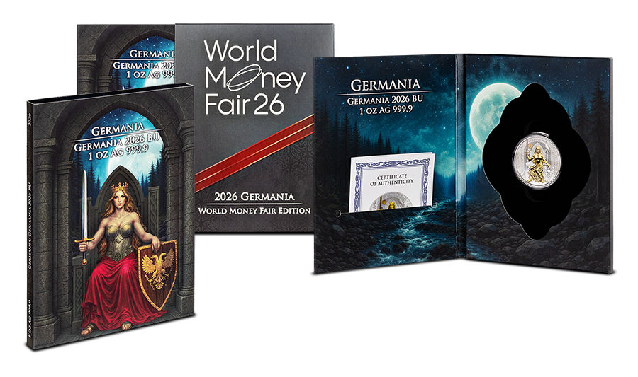 Miniatura: 2026 Germania 1 oz Silver BU - WMF Edition