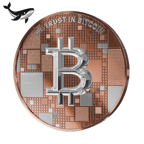 Project Whale: Rose Gold + Platinum Edition Silver Coin Satoshi 2026 in ...