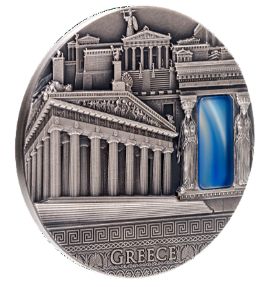 Thumbnail: GREECE Imperial Art 2 Oz Silver Coin 2$ Niue 2018