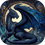 Miniaturbild: AZURE DRAGON By Hayleybug Mint 2oz .999 SILVER CAST LOAF