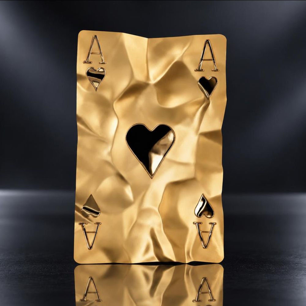 HIDDEN ACE Deck of Destiny Gilded - 1 Oz Silver Coin - 2$ Niue 2026