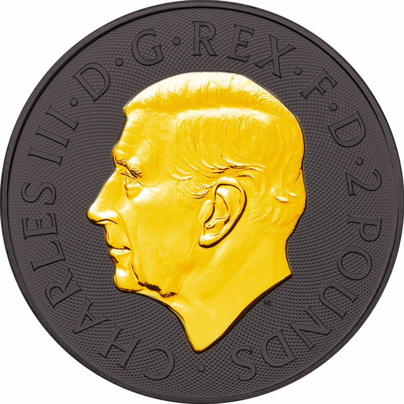 Miniatura: LOCH NESS MONSTER Diamond Dust 1 Oz Silver Coin 2 Pounds Great Britain 2026