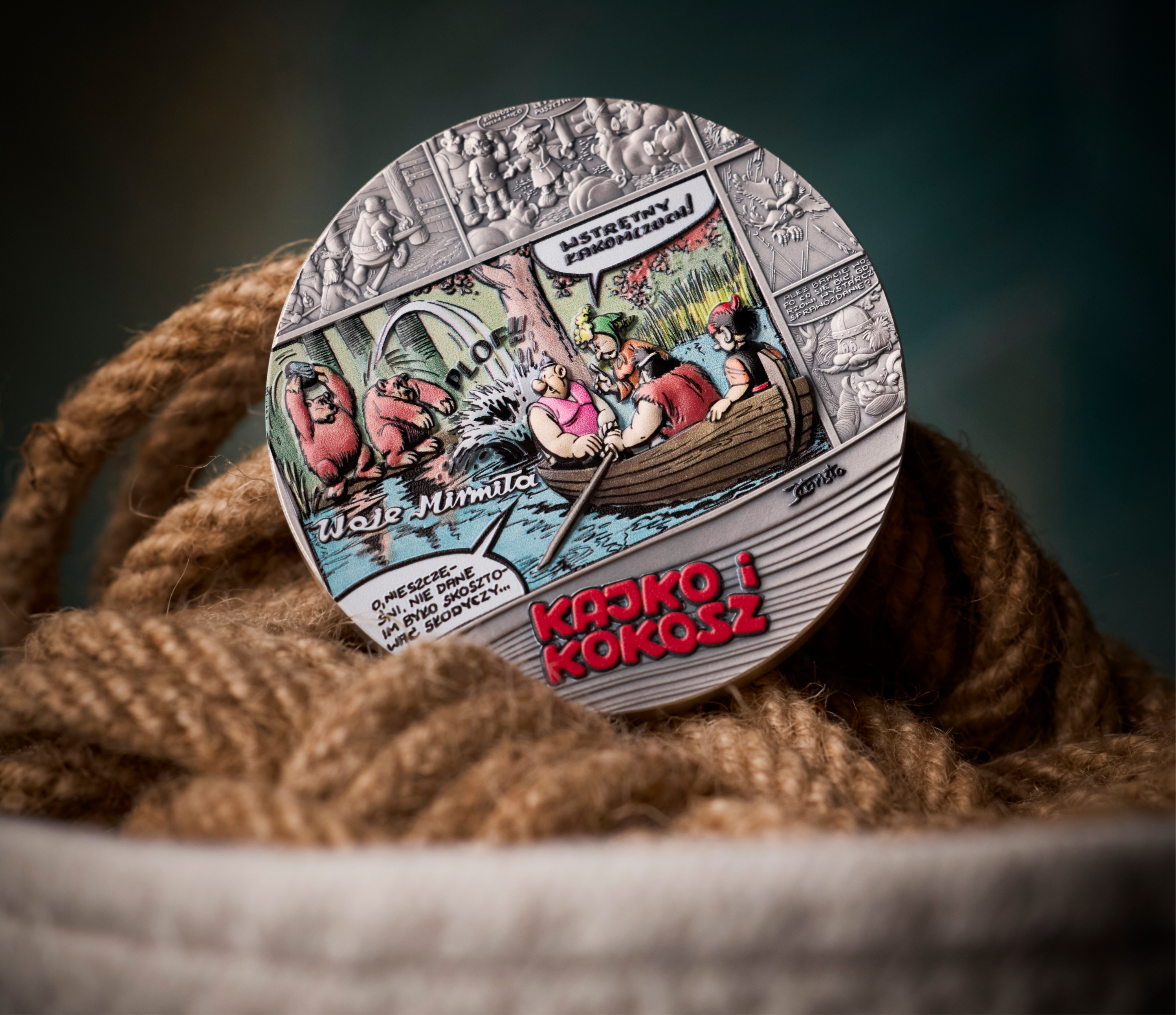 KAJKO AND KOKOSZ - Mirmil’s Warriors - 200g High Relief Silver  $15 Fiji 2025