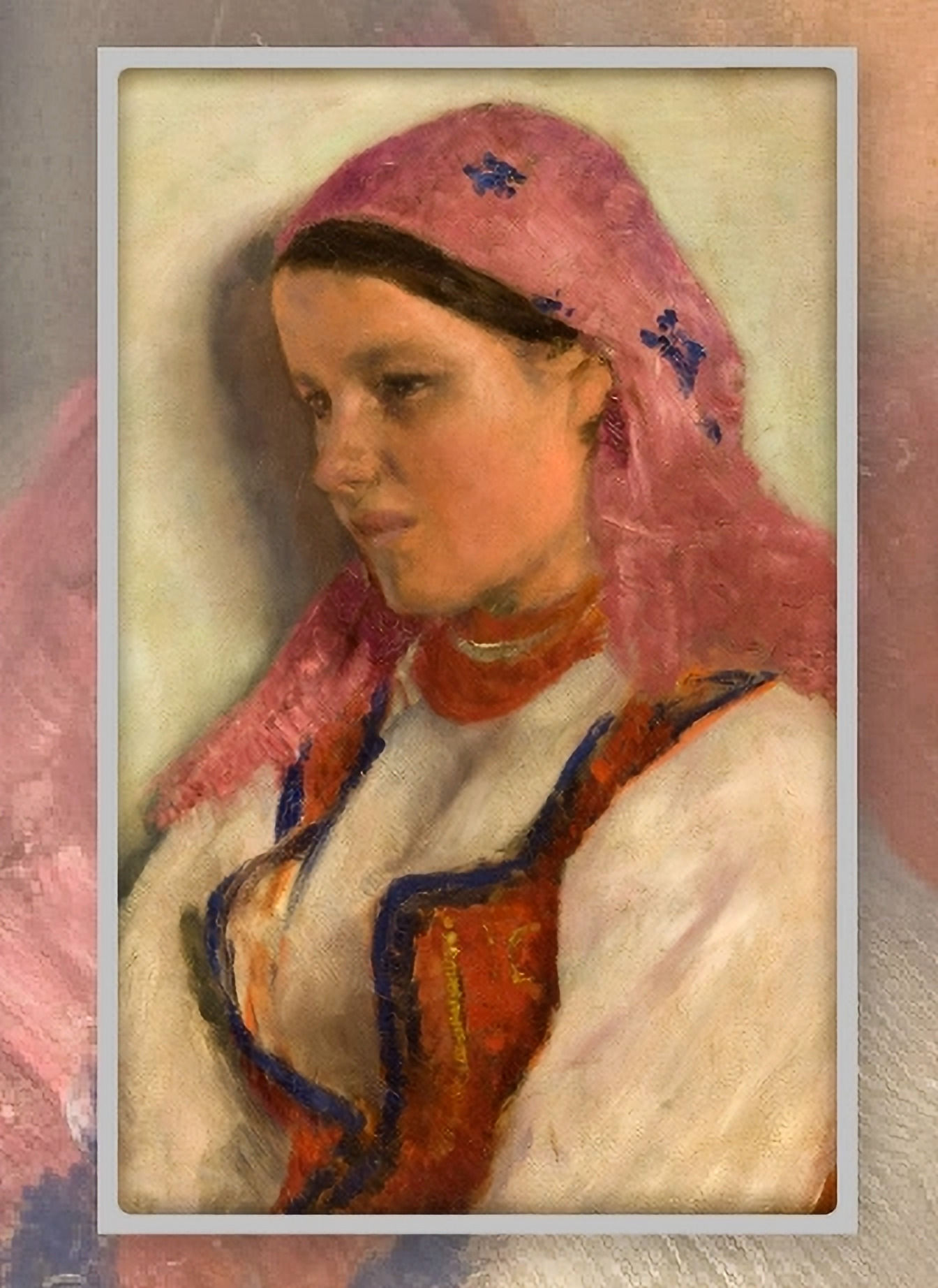 GIRL FROM BRONOWICE Jozef Chełmonski Silver Coin 500 Francs Cameroon 2025