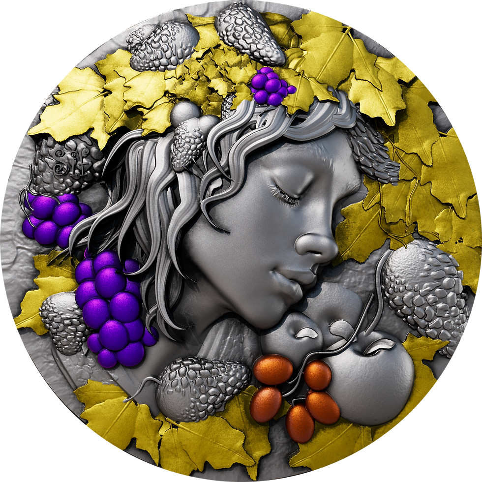 Miniatura: Norse Blessing - SIF - 2oz .999 High Relief Silver Coin - 2000F Cameroon 2025
