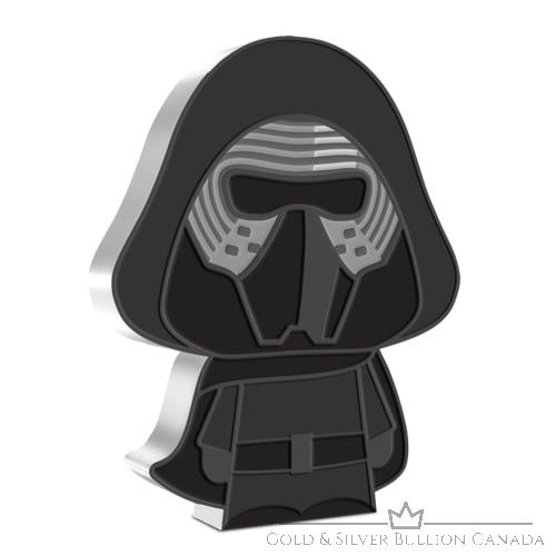 Miniatura: KOLEKCJA MONETY KYLO REN CHIBI SERIA STAR WARS – 2021 1 uncja czystego srebra Proof Co
