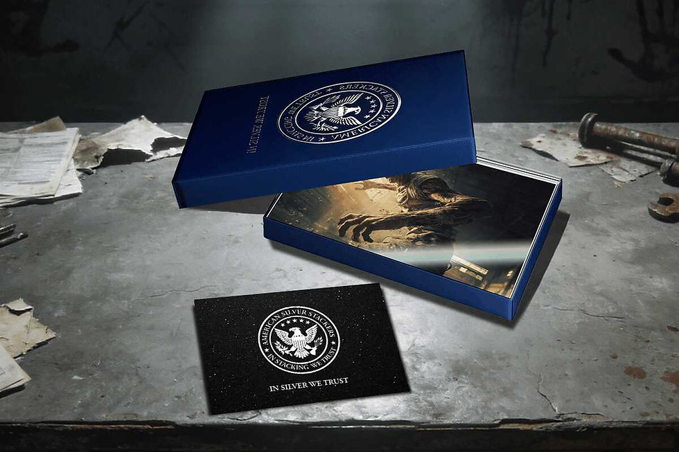 Miniatura: Zombies - 5g Silver Foil Coin - 1 Cedis Ghana 2026