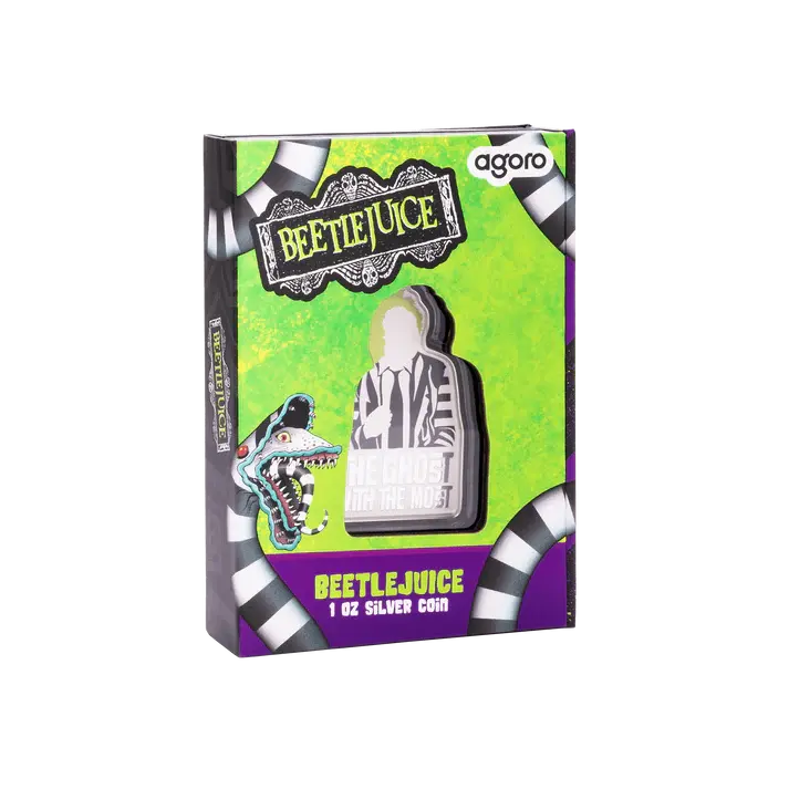 Miniaturbild: Beetlejuice Shaped Coin 1oz .999 Silver Coin $2 Niue 2024