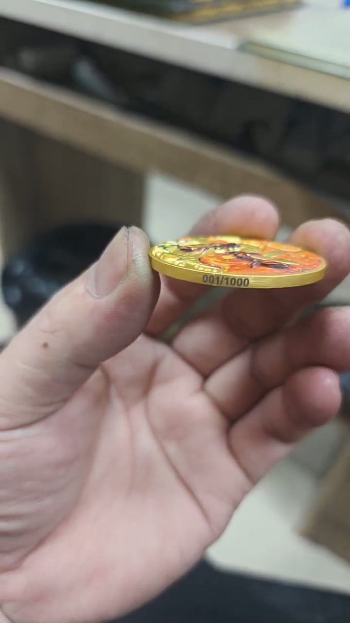 Miniatura: HONEY BEE Yin Yang Orange Blossom 1 Oz .999 Copper Round Italy 2026