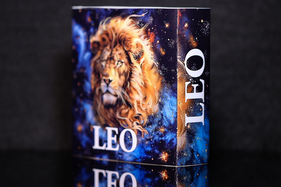 Miniatura: LEO - Zodiac Sign 5 oz .999 Silver - Glow in Dark - UV - Antiqued $12 Niue 2024