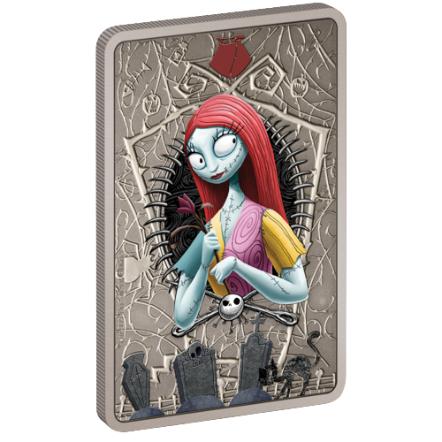 Miniatura: KOSZMAR PRZED ŚWIĄTECZNYM SALLY- 2021 1 OZ CZYSTE SREBRNA MONETA – NIUE – NZ MIN