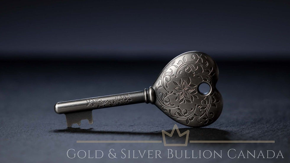 Miniature : KEY TO MY HEART 1 Oz Silver Coin 5$ Cook Islands 2022