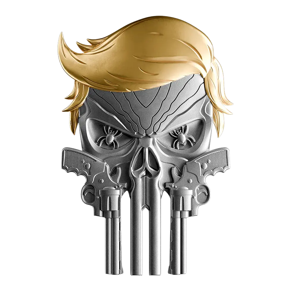 Miniatura: Trump Punisher 1 oz Pure Silver Collectible