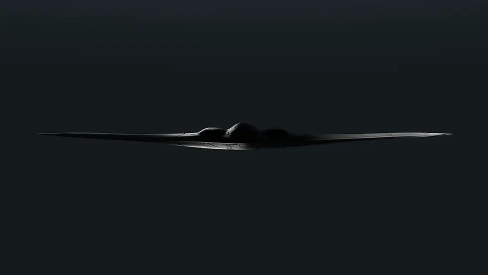 Miniature : B-2 Spirit Stealth Bomber  - 1 oz .999 Ultra High Relief Silver - 2$ Niue 2026