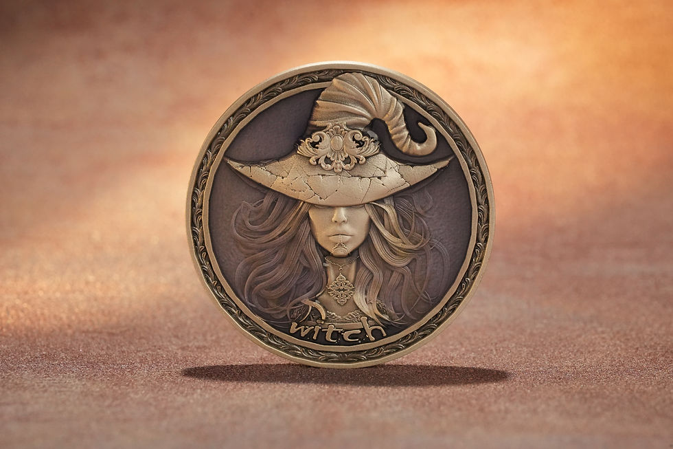 Miniature : The Witch - 2oz .999 High Relief Silver Coin - 2000 Francs CFA Cameroon 2025