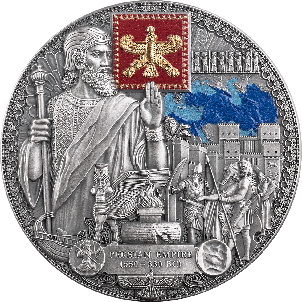 Miniatura: Persian Empire: The Legacy of the Greatest Empires 2oz Silver Coin Cameroon 2026