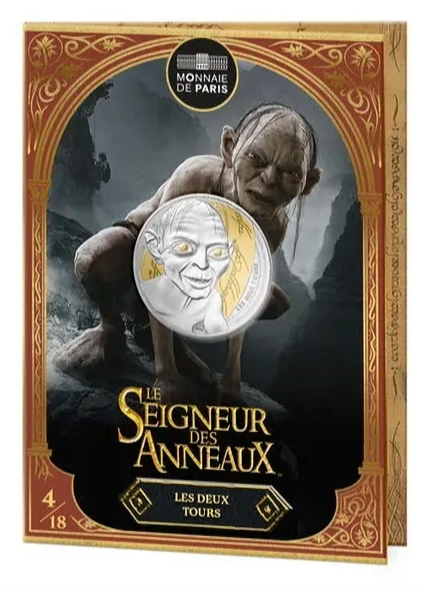 Gollum - 13g Silver Coin 10€ France 2026 (Lord Of The Rings)