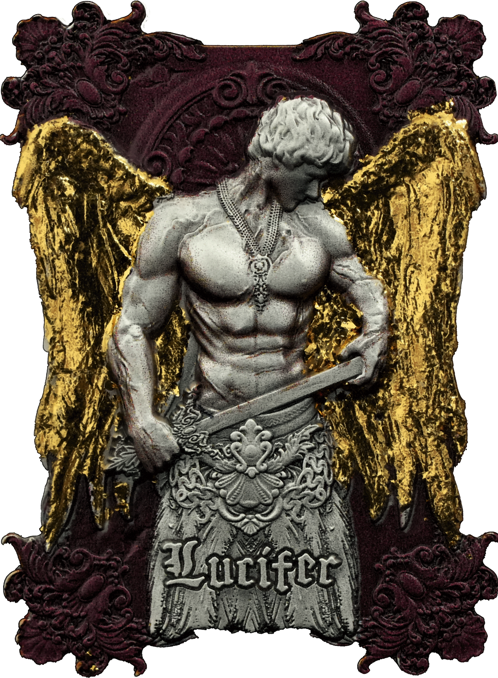 Miniatura: Lucifer - 2 oz .999 Silver Coin - 2000 Francs CFA Cameroon 2025