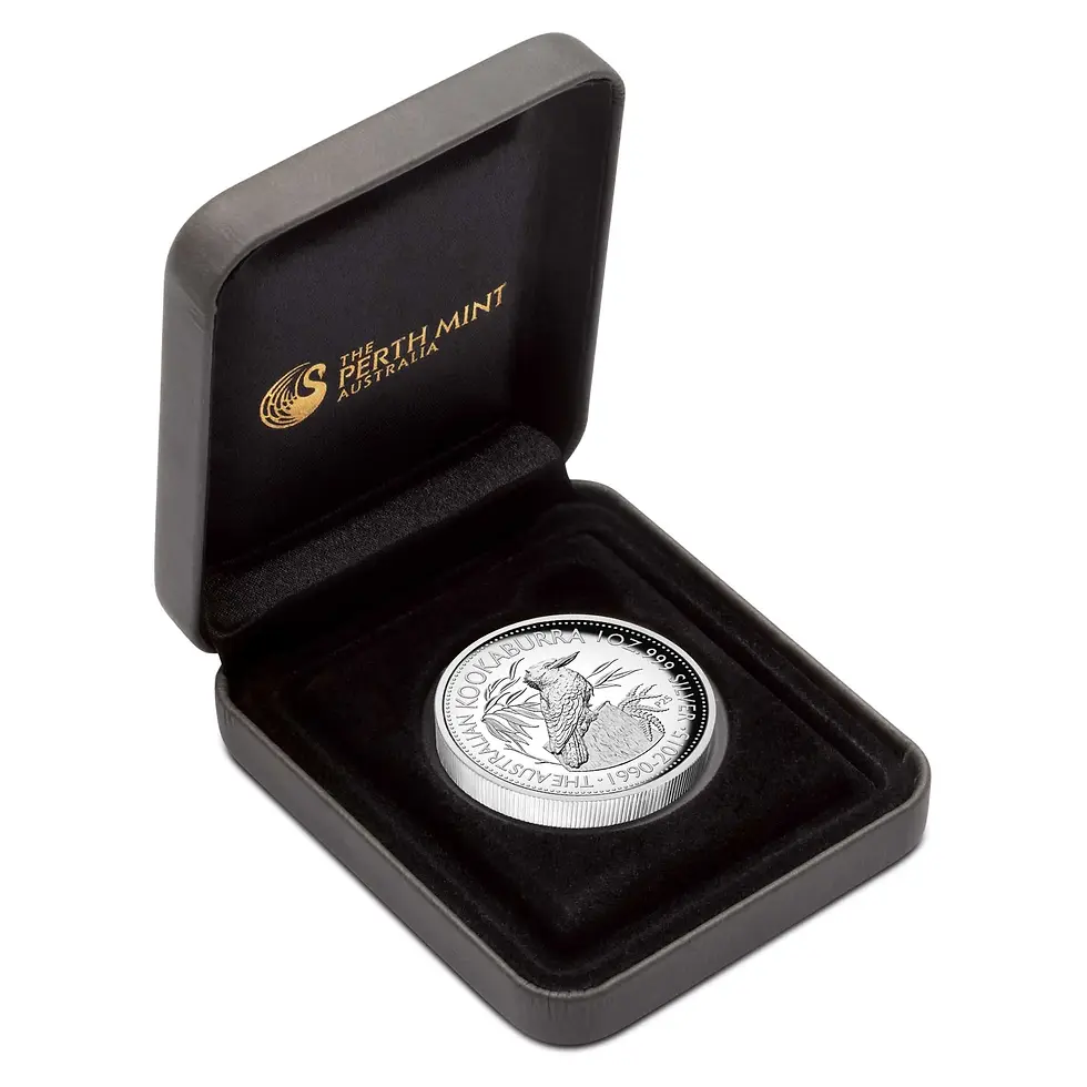 Miniature : 25th Anniversary Australian Kookaburra 2015 1oz Silver Proof High Relief Coin