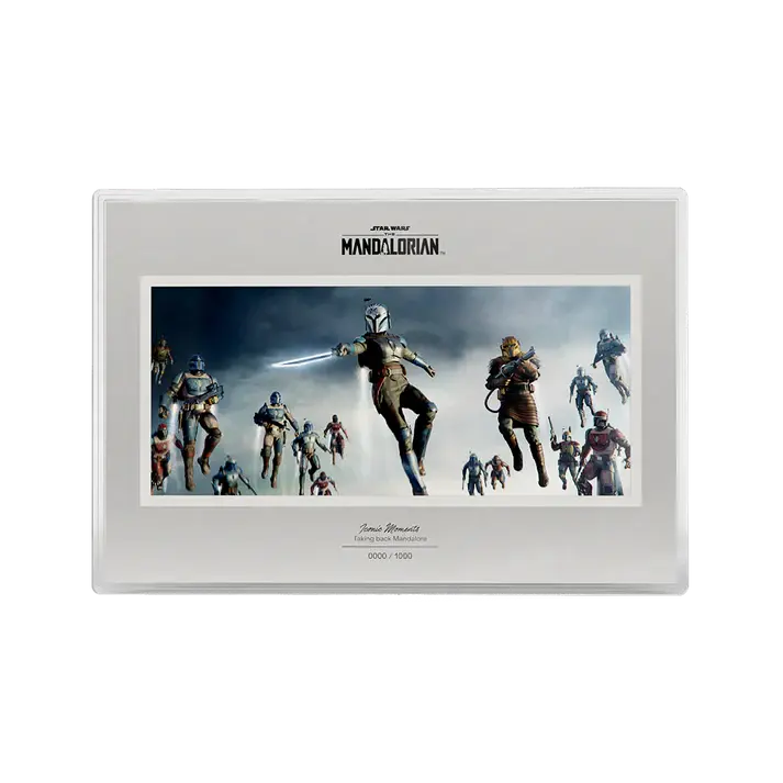 Miniatura: The Mandalorian - Taking back Mandalore  - 1oz Silver Collectible Foil Niue 2026