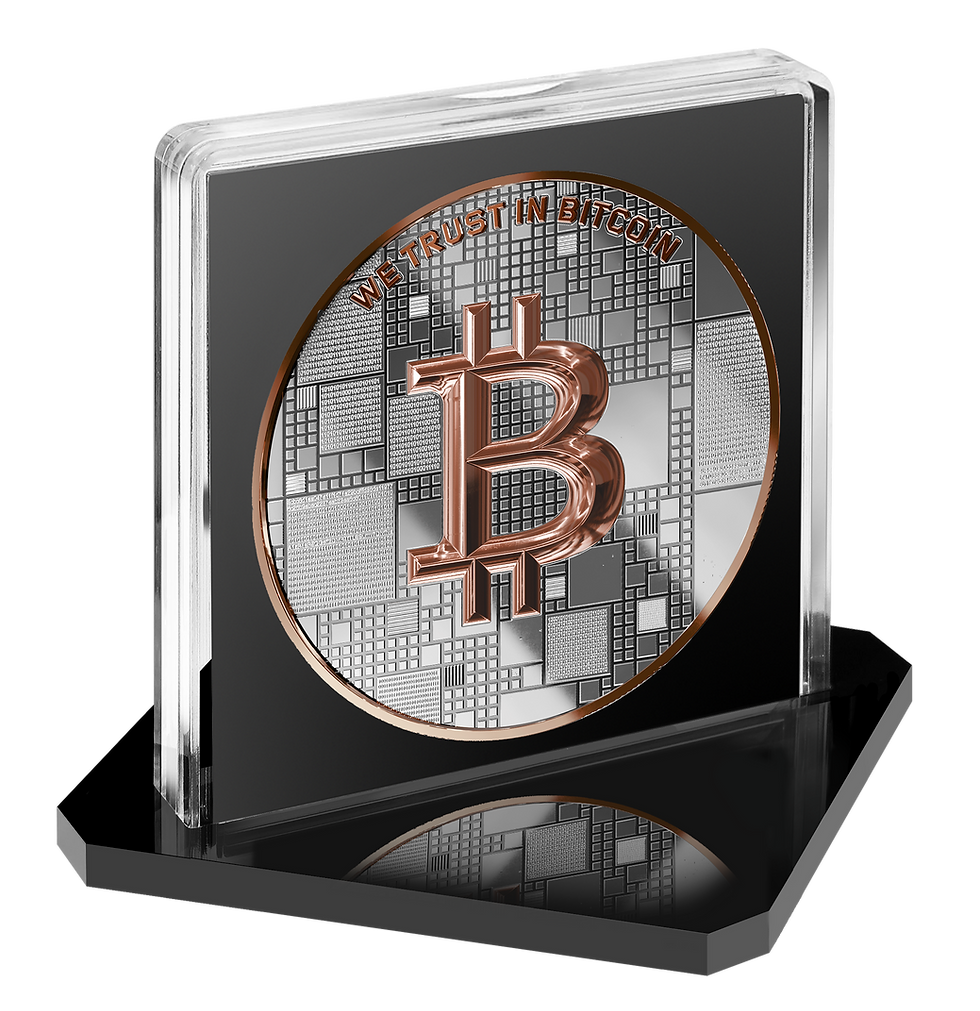 Miniatura: Project Crab: Rose Gold Edition Silver Coin Satoshi 2026 in ApoPaxx