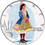 Miniatura: CROATIAN FOLK GIRL 1 Oz Silver Coin 1$ USA 2024