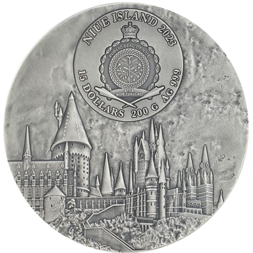 Miniatura: HARRY POTTER AND THE PHILOSOPHER'S STONE 200g Silver $15 Niue 2023