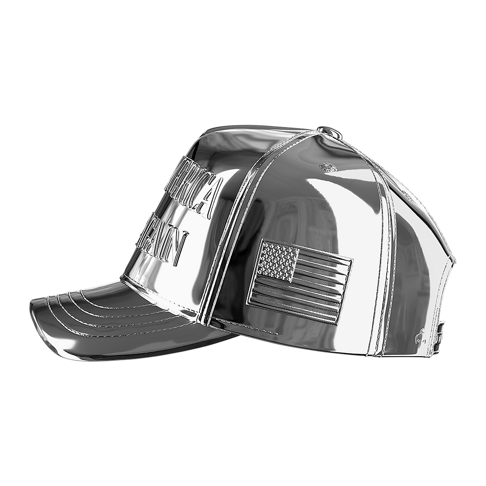 Miniature : The MAGA HAT - 1.178kg .999 Pure Silver Sculpture