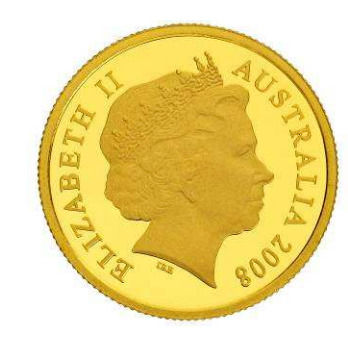 Miniaturbild: 2008 $10 Reg Mombasa Känguru 1/10oz Goldmünze PP