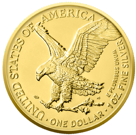 Miniatura: SPRING The Four Seasons 1oz .999 Silver $1 American Eagle Colorized Coin 2022