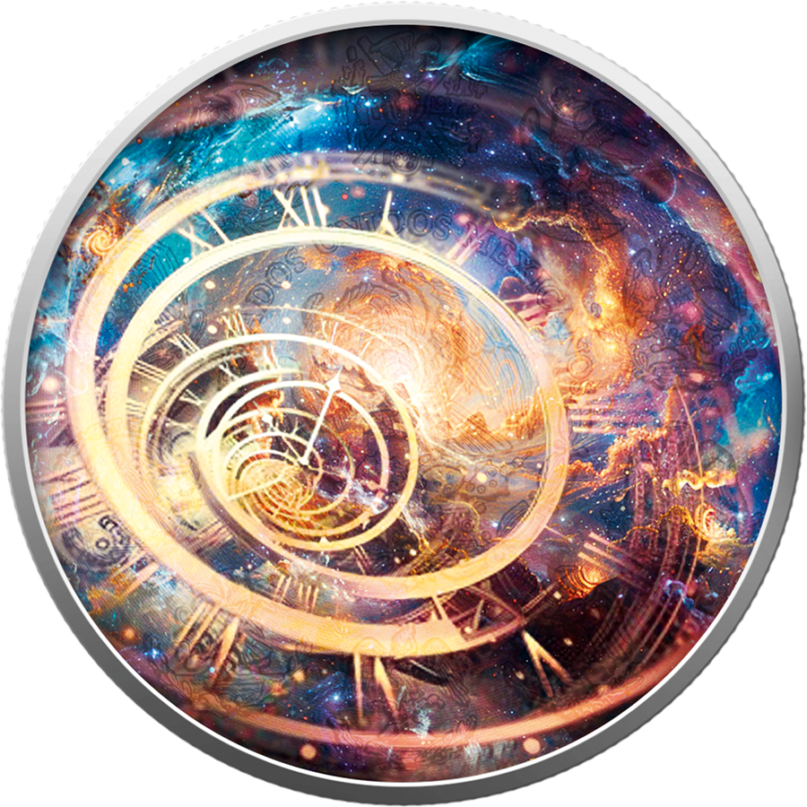 Miniature : Time Travel - 1 Oz .999 Silver Coin Mexico Libertad 2024 by Germania Mint