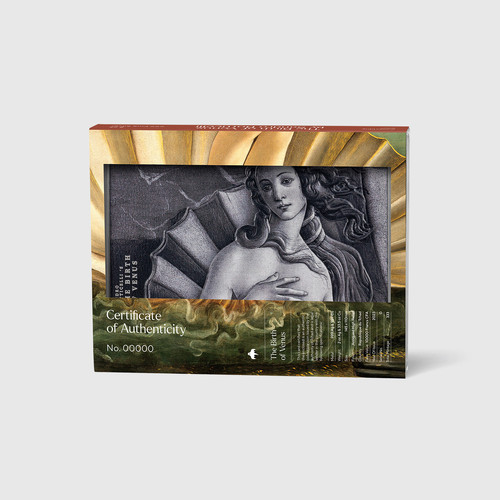 The Birth of Venus by Sandro Botticelli 2 oz 999 Fine Silver Coin The Birth of Venus by Sandro Botticelli 2 oz 999 Fine Silver Coin