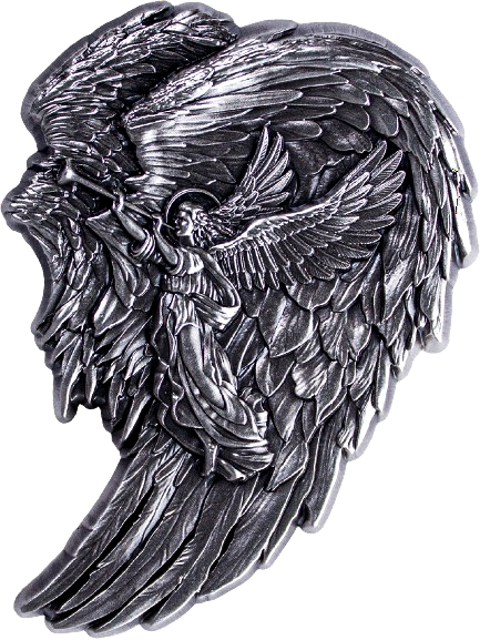 Korea Archangel Gabriel Stacker 2 oz Silver Medal