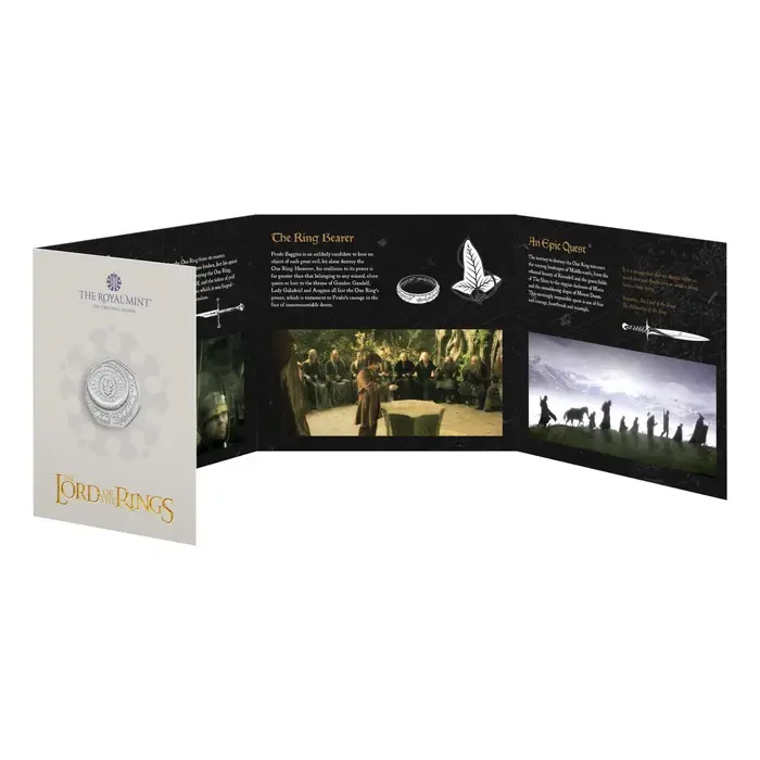 Thumbnail: 2026 8g Great Britain Lord of the Rings 25th Anniversary #1 (The One Ring) Coin