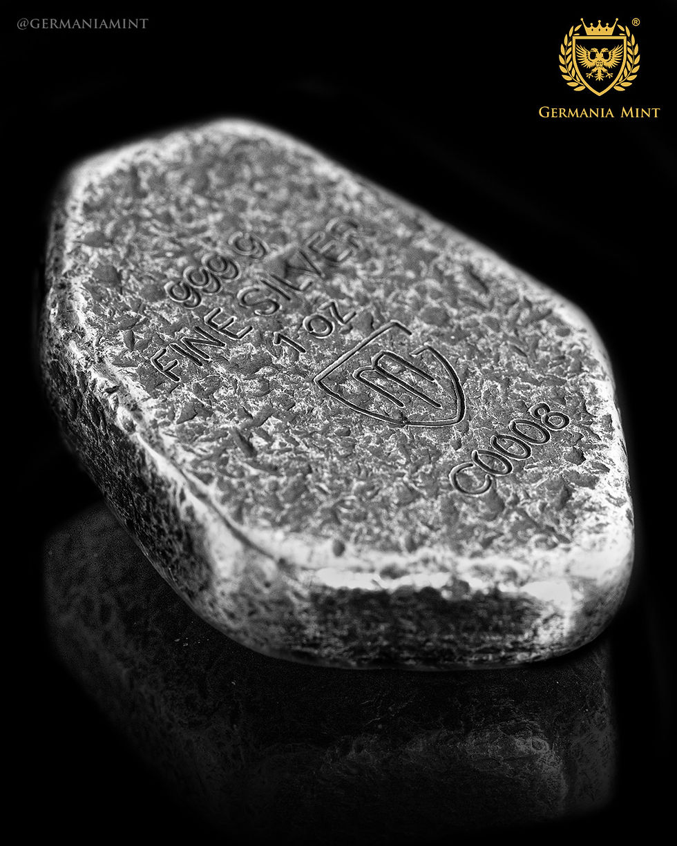 Thumbnail: Isaz Rune 1oz 999.9 Silver Coin Germania Mint 2025