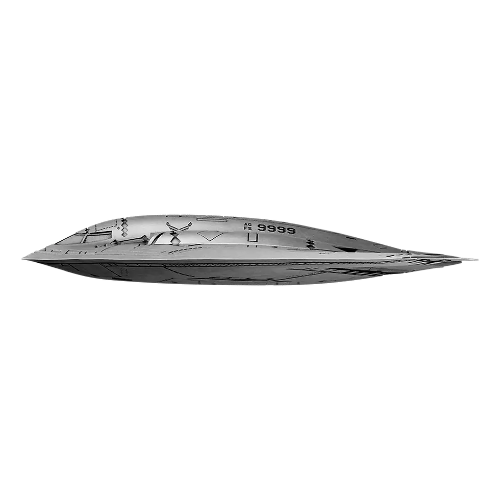 Miniature : B-2 Spirit Stealth Bomber  - 1 oz .999 Ultra High Relief Silver - 2$ Niue 2026