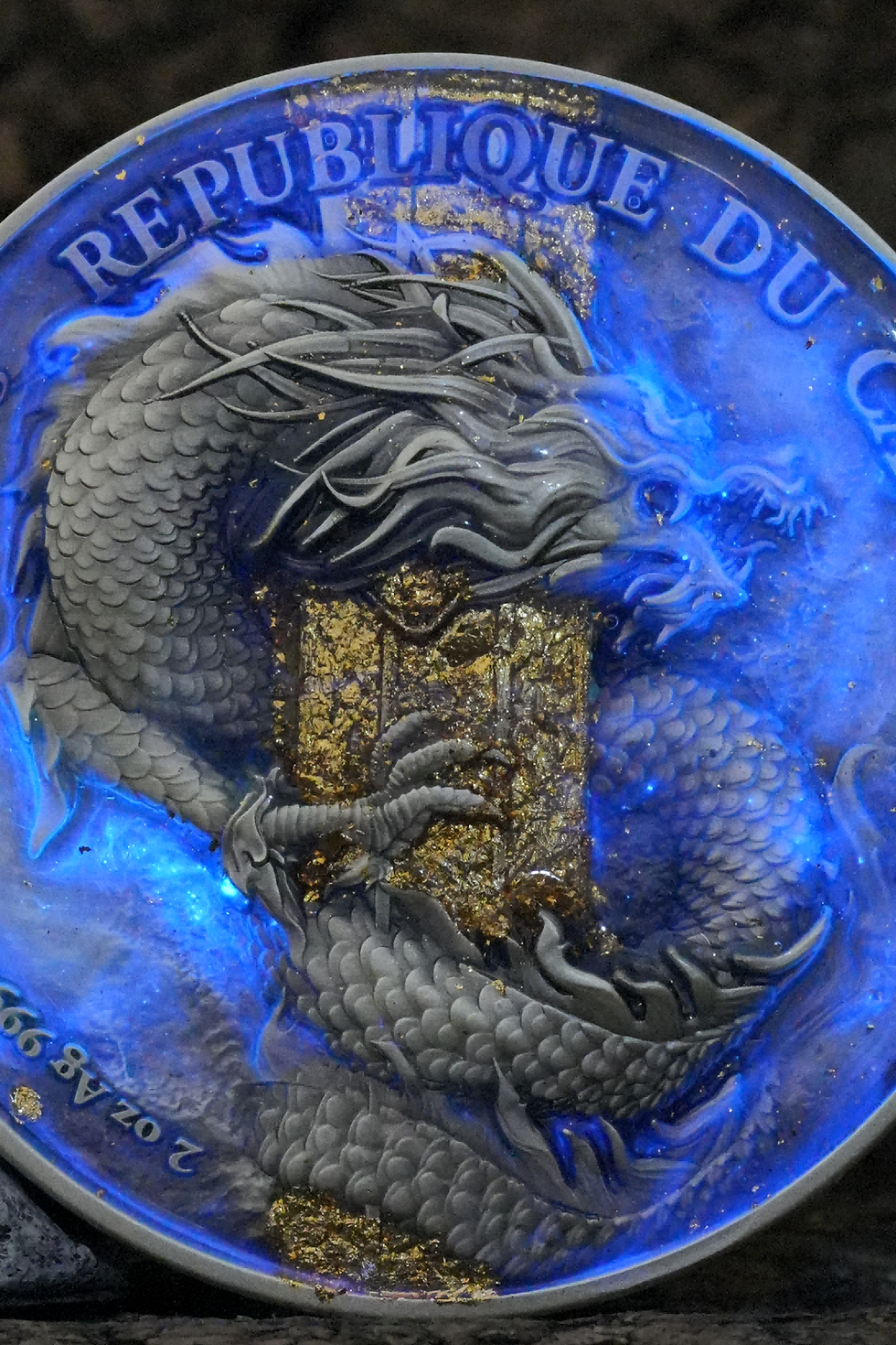 Miniatura: Monkey King - 2oz .999 High Relief Silver Coin - 2000 Francs CFA Cameroon 2025